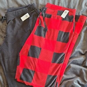 Old Navy Women's Pajama Bottoms Two Pair Large Tall NWT